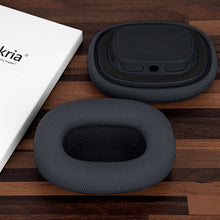 画像をギャラリービューアに読み込む, Geekria イヤーパッド Comfort 互換性 パッド アップル Apple AirPods MAX(A2096), AirPods MAX2 (A3184) ヘッドホンに対応 パッド イヤー / イヤーカップ (メッシュファブリック/黒)