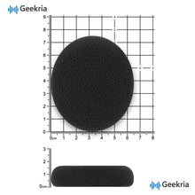 画像をギャラリービューアに読み込む, Geekria, メッシュ生地,交換用イヤーパッド,Logitech H800 ワイヤレスヘッドホンと互換性あり,イヤークッション,補修パーツ,ブラック