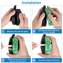 画像をギャラリービューアに読み込む, Geekria イヤーパッド QuickFit 互換性 パッド スカルキャンディ Skullcandy Crusher Wireless/Crusher EVO/Crusher ANC, Hesh3/HeshEVO/HeshANC, Venue ANC ヘッドホンに対応 パッド イヤー / イヤーカップ (プロテインレザー / MCグラス)