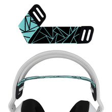 画像をギャラリービューアに読み込む, Geekria ヘッドバンド 互換性 ヘッドホンヘッドバンド メッシュ生地 パッド ロジクール Logitech G733, G335, G535 対応 交換用 (ブラック / ミントグリーン)