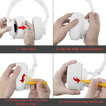 画像をギャラリービューアに読み込む, Geekria イヤーパッド Performance 互換性 パッド オーディオテクニカ Audio-Technica ATH-M50X, M50xBT2, M60X, M40X, M30X, M20X, ATH-M10, ATH-ANC9 ヘッドホンに対応 パッド イヤー / イヤーカップ プロテインレザー(厚い )