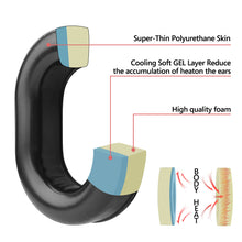画像をギャラリービューアに読み込む, Geekria イヤーパッド Sport 互換性 パッド David Clark H10-60 H10-20 H10-13.4 H10-76 H10-30 H10-13S ヘッドホンに対応 パッド イヤー / イヤーカップ ( 冷却ジェル / ブラック)
