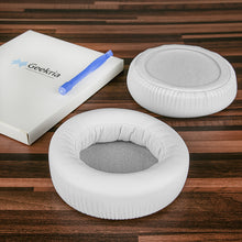 画像をギャラリービューアに読み込む, Geekria イヤーパッド QuickFit 互換性 パッド オーディオテクニカ Audio-Technica ATH-WS550, ATH-WS550IS Solid Bass ヘッドホンに対応 パッド イヤー / イヤーカップ (プロテインレザー / 白い)