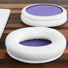 画像をギャラリービューアに読み込む, Geekria イヤーパッド QuickFit 互換性 パッド HyperX Cloud Alpha, Alpha S, Alpha Limited Edition Gaming ヘッドホンに対応 パッド イヤー / イヤーカップ (プロテインレザー / 白い)