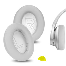 画像をギャラリービューアに読み込む, Geekriaイヤーパッド QuickFit 互換性 パッド アンカー Anker Soundcore Life Q20, Q20+, Q20i, Life 2 (Not Fit for Life 2 Neo) ヘッドホンに対応 イヤパッド/イヤークッション/イヤーカッププロテインレザー ( グレー)