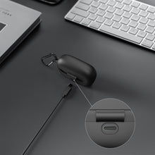 画像をギャラリービューアに読み込む, Geekria シリコン カバー 互換性 カバー JBL Endurance Race 対応 True Wireless Earbuds 充電ケース充電ケースカバー 外装カバー キーホルダーフック付き、充電ポートアクセス可能 (Black)