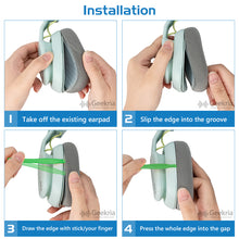 画像をギャラリービューアに読み込む, Geekria イヤーパッド Comfort 互換性 パッド アストロテック Astro Gaming A10 Gen 2 ヘッドホンに対応 パッド イヤー / イヤーカップ (メッシュファブリック / グレー緑 )