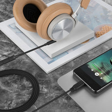 画像をギャラリービューアに読み込む, Geekria ケーブル USB-C Digital to Audio 互換性 オーディオコード B&O HX, Portal, H9 3rd Gen, H9i, H8i, H2, H4, H6, H7, H8, H9, H9 3rd Generation, Philips Fidelio L3, A4216, H6506 ヘッドホンケーブル、Type-C に適合する インラインマイクと音量コントロール 1.7m