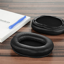 画像をギャラリービューアに読み込む, Geekria イヤーパッド互換性 パッド ソニー SONY MDR-1R, MDR-1RMK2 ヘッドホンに対応 イヤパッド/イヤークッション/イヤーカッププロテインレザー ( ブラック)