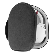 画像をギャラリービューアに読み込む, Geekria ケース Shield ヘッドホンケース 互換性 ハードケース 旅行用 ハードシェルケース レイフラット On-Ear/Over-Ear Headphones に対応 収納ポーチ付属 (ダークグレー)