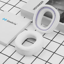 画像をギャラリービューアに読み込む, Geekria, メッシュ生地,交換用イヤーパッド,Logitech G735 ワイヤレスヘッドホンと互換性あり,イヤークッション,修理用パーツ,ホワイト