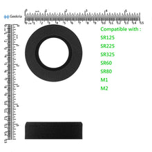 画像をギャラリービューアに読み込む, Geekria イヤーパッド Comfort 互換性 パッド グラド GRADO SR125, SR225, SR325, SR60, SR80, SR80e, M1, M2 ヘッドホンに対応 パッド イヤー / イヤーカップ ( スポンジ / ブラック )