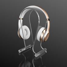 画像をギャラリービューアに読み込む, Geekria ヘッドホンスタンド クリア オメガ オーバーイヤー ヘッドホン、ゲームヘッドセット用の ホルダー, デスクディスプレイハンガー ソニー SONY, アーカーゲー AKG, オーディオテクニカ ATH, ボーズ Bose, ジェイビーエル JBLと互換性(Clear)