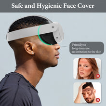 画像をギャラリービューアに読み込む, Geekria VR アップグレードフェイシャルインターフェース&フェイスカバーパッド (Meta Quest 3対応)、防汗PUフォームクッション、光漏れ防止ノーズパッドとレンズプロテクター付きアクセサリーセット