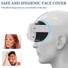 画像をギャラリービューアに読み込む, Geekria VRフェイスカバーとレンズカバー、Meta Quest 3対応、防汗シリコンフェイスパッドマスク&フェイスクッション、交換用アクセサリーキット、洗える遮光漏れ防止