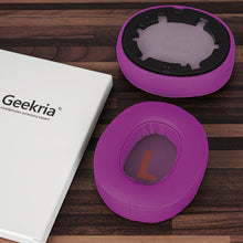 画像をギャラリービューアに読み込む, Geekria イヤーパッド QuickFit 互換性 パッド ジェイビーエル JBL JR460 ヘッドホンに対応 パッド イヤー / イヤーカップ プロテインレザー (ローズレッド)