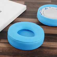 画像をギャラリービューアに読み込む, Geekria イヤーパッド QuickFit 互換性 ビーツバイドクタードレ Beats Solo Pro Wireless (A1881) ヘッドホンに対応 パッド イヤー / イヤーカップ (プロテインレザー / ライトブルー)