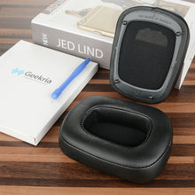 画像をギャラリービューアに読み込む, Geekria イヤーパッド QuickFit 互換性 パッド レイザー Razer Tiamat 7.1 V2 ヘッドホンに対応 パッド イヤー / イヤーカップ (プロテインレザー / 黒)