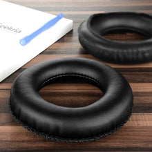 画像をギャラリービューアに読み込む, Geekria イヤーパッド QuickFit 互換性 パッド Superlux HD681, HD668B, HD669, HD660, HD662, HD440, HD330, HD681F, HD681 EVO ヘッドホンに対応 パッド イヤー / イヤーカップ (プロテインレザー / ブラック )