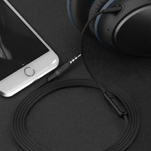 画像をギャラリービューアに読み込む, Geekria ケーブル QuickFit 互換性 オーディオコード Bose QuietComfort 25, QC25, QC35, QC35 II, QC45, SoundTrue, SoundLink II, NCH700, NC700, 700 ANC, 700 ヘッドホンケーブル、2.5mm AUX に適合する インラインマイクと音量コントロール 170 cm