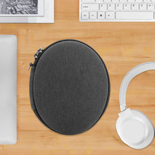 画像をギャラリービューアに読み込む, Geekria Shield ヘッドフォンケース ボーズ Bose、Soundcore、ノン Denon などに対応、ケーブル収納付き交換用ハードシェルトラベルキャリーバッグ (ダークグレー)