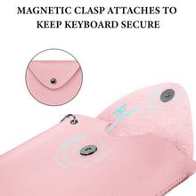 画像をギャラリービューアに読み込む, Geekria キーボード キャリー カバー ケース 互換品 ロジクール Logicool MX Keys Mini KX700ワイヤレス ポータブル キーボード 保護 トラベル バッグ(ピンク)