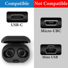 画像をギャラリービューアに読み込む, Geekria PUレザー 充電ケーブル 互換性 Type-C 充電コード USB to USB-C バングアンドオルフセン Bang & Olufsen Beoplay E8, Beoplay EQ, EX に対応 (黒 / 30cm 2パック)