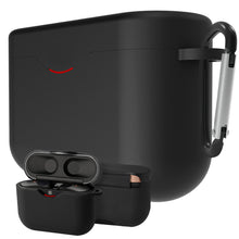 画像をギャラリービューアに読み込む, Geekria シリコン カバー 互換性 カバー ソニー SONY WF-1000XM3 対応 True Wireless Earbuds 充電ケース充電ケースカバー 外装カバー キーホルダーフック付き、充電ポートアクセス可能、フロントLED可視