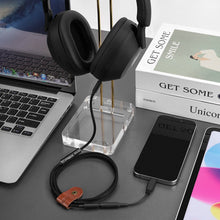 画像をギャラリービューアに読み込む, Geekria ケーブル ナイロン編組 互換性 オーディオコード ソニー Sony WH-1000XM6 WH-1000XM5 WH-XB910N WH-CH720N ヘッドホンケーブル、3.5mm に適合する インラインマイクと音量コントロール 1.2m