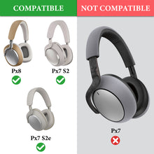 画像をギャラリービューアに読み込む, Geekria ヘッドバンド 互換性 ヘッドホンヘッドバンド ラムスキンパッド Bowers & Wilkins Px8 /Px7 S3/ Px7 S2/ Px7 S2e (Not Compatible with Px7) 対応 交換用 (ロイヤルブルゴーニュ)