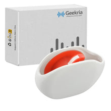画像をギャラリービューアに読み込む, Geekria イヤホン 収納 巻き取り式 密閉型インナーイヤーヘッドホン 耳掛け式イヤホン 用 イヤホンケース コード収納