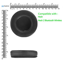 画像をギャラリービューアに読み込む, Geekria イヤーパッド QuickFit 互換性 パッド スカルキャンディ Skullcandy Hesh, Hesh 2 Bluetooth Wireless ヘッドホンに対応 パッド イヤー / イヤーカップ (プロテインレザー / ブラック )