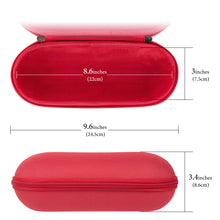 画像をギャラリービューアに読み込む, Geekria ケース Shield スピーカーケース 互換性 ハードケース 旅行用 ハードシェルケースビーツバイドクタードレ Beats Pill に対応 収納ポーチ付き (赤)