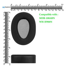 画像をギャラリービューアに読み込む, Geekria イヤーパッド Sport 互換性 パッド ソニー Sony MDR-100ABN, WH-H900N ヘッドホンに対応 パッド イヤー / イヤーカップ 冷却ジェル (黒)