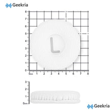 画像をギャラリービューアに読み込む, Geekria イヤーパッドComfort互換性 パッド ジェイビーエル JBL JR300, JR300BT, T450BT, T500BT, Tune 500, Tune 500BT, Tune 510BT, Tune 520BT ヘッドホンに対応 パッド イヤー / イヤーカップ メッシュファブリック(白)