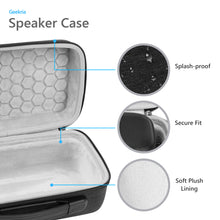 画像をギャラリービューアに読み込む, Geekria ハードシェル キャリングケース ボーズ Bose SoundLink Plus対応、EVA製保護トラベルケース ハニカム構造の裏地付き上部、柔らかな起毛素材の底面、強化ハンドル付き(ダークグレー)