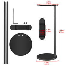 画像をギャラリービューアに読み込む, Geekria ヘッドホンスタンド アルミニウム合金 オーバーイヤー| オンイヤー ヘッドホン、ゲームヘッドセット用の ホルダー, デスクディスプレイハンガー 頑丈なヘビーベース ソニー Sony WH-1000XM4, WH-1000XM3, オーディオテクニカ ATH -M50Xヘッドセット用と互換性 (Black)