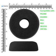 画像をギャラリービューアに読み込む, Geekria イヤーパッド Comfort 互換性 パッド グラド GRADO PS1000, GS1000i, RS1i, RS2i, SR325IS, GW100x ヘッドホンに対応 パッド イヤー / イヤーカップ (フォーム / ブラック)