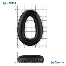 画像をギャラリービューアに読み込む, Geekria イヤーパッド QuickFit 互換性 パッド ゼンハイザー Sennheiser PXC550, PXC 550-II Wireless,MB 660 UC, MB 660 UC MC ヘッドホンに対応 パッド イヤー / イヤーカップ (プロテインレザー / ブラック)