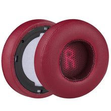 画像をギャラリービューアに読み込む, Geekria イヤーパッド QuickFit 互換性 パッド ジェイビーエル JBL E35, E45bt, E45, C45BT ヘッドホンに対応 パッド イヤー / イヤーカップ (プロテインレザー / 赤)