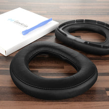 画像をギャラリービューアに読み込む, Geekria イヤーパッド Elite 互換性 パッド ゼンハイザー Sennheiser HD800 ヘッドホンに対応 パッド イヤー / イヤーカップ (シープスキン / ブラック)