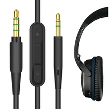画像をギャラリービューアに読み込む, Geekria ケーブル QuickFit 互換性 オーディオコード Bose QuietComfort 25, QC25, QC35, QC35 II, QC45, SoundTrue, SoundLink II, NCH700, NC700, 700 ANC, 700 ヘッドホンケーブル、2.5mm AUX に適合する インラインマイクと音量コントロール 170 cm
