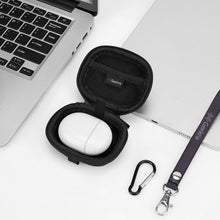 画像をギャラリービューアに読み込む, Geekria シールド イヤホン ケーステクニクスTechnics グーグルGoogleエイスース ASUS エ トゾ TOZO Jラボ JLab 完全ワイヤレス イヤホンと互換性あり、交換用ハードシェル トラベル キャリング バッグカラビナ クリップ付き 黒