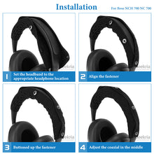 画像をギャラリービューアに読み込む, Geekria 2ピース カバー 互換性 ヘッドバンドカバー ボーズ Bose NCH 700, NC700, 794297-0100 対応 ニット製 ヘッドバンドクッション ヘッドバンドプロテクター ( 9.5 x 2.6 inches (24 x 6.5 cm))