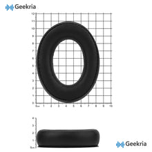 画像をギャラリービューアに読み込む, Geekria イヤーパッド QuickFit 互換性 パッド ゼンハイザー Sennheiser HD 620S/400Pro/560S ヘッドホンに対応 パッド イヤー / イヤーカップ (プロテインレザー/黒)