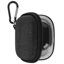 画像をギャラリービューアに読み込む, Geekria シールド イヤフォン ケースサムスン SAMSUNG Galaxy Buds3 Pro 完全ワイヤレス イヤフォンと互換性あり、交換用ハードシェル トラベル キャリング バッグ カラビナ クリップ付き (濃い灰色)