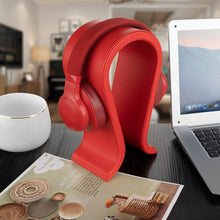 画像をギャラリービューアに読み込む, Geekria ヘッドホンスタンド ビーガンレザー オメガ オーバーイヤー ヘッドホン、ゲームヘッドセット用の ホルダー, デスクディスプレイハンガーボーズ Bose NC700, QC 35, QC 35 II, ジェイビーエル JBL と互換性 (レッド)