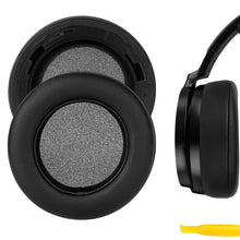 画像をギャラリービューアに読み込む, Geekria イヤーパッド QuickFit 互換性 パッド コルセア Corsair Virtuoso PRO ヘッドホンに対応 パッド イヤー / イヤーカッププロテインレザー (黒)