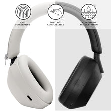 画像をギャラリービューアに読み込む, Geekria シリコンイヤホンスリーブカバー シリコンカバー キット適合する ソニー Sony WH-1000XM5, WH1000XM5 Wireless ヘッドホンに対応/交換用 保護カバー シリコンカバー シリコンケース スクラッチプロテクションケース イヤピースカバー ヘッドセットスピーカースキンプロテクター(ベージュ)