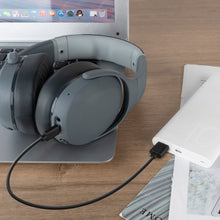 画像をギャラリービューアに読み込む, Geekria 充電ケーブル 互換性 Type-C 充電コード USB to USB-C スカルキャンディ Skullcandy Dime 3, Push XT, Indy Evo, Hesh Evo, Riff 2 に対応 (黒/30cm 2パック)